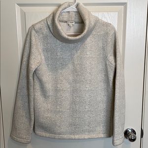 J.Crew cowl neck plaid pullover